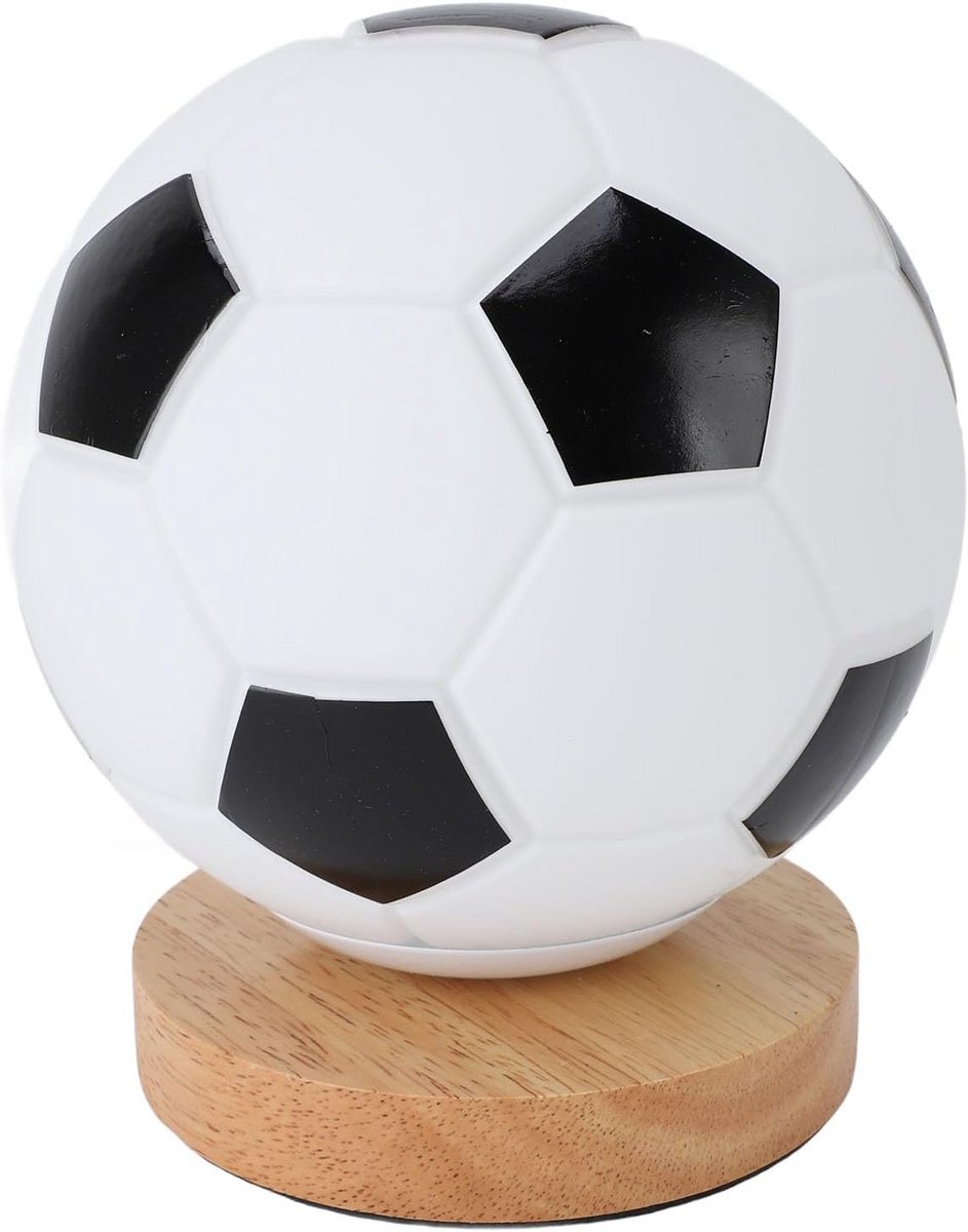 3D Voetbal Nachtlamp USB Oplaadbaar Licht met 3 Kleuren - Decoratieve Sfeerlamp voor Kinderen en Jongens