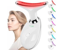 EMS Gezichtsmassage Apparaat met Rood Licht voor Anti-Aging & Huidverbetering