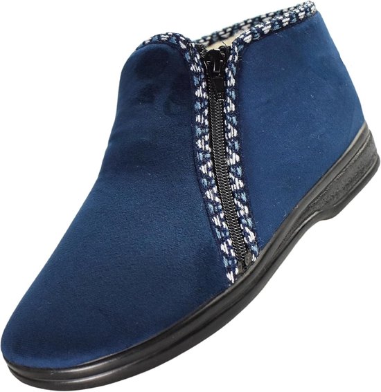 APREGGIO Dames slippers van leer – Handgemaakte pantoffels, warme & comfortabele slippers voor thuis 36/41, rood, 41 EU