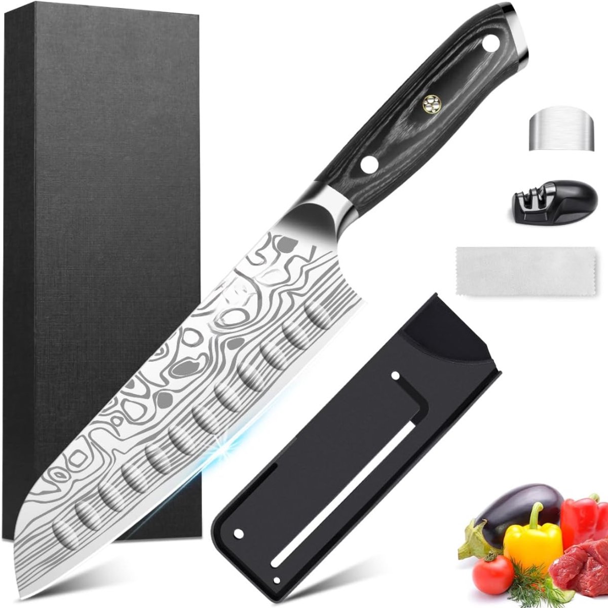 Goodivery® - Koksmes - Koksmessenset Professioneel - Messen - 36x512x5cm - Zilver/Zwart