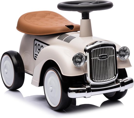 JAMARA 464010 Classic Car-kofferruimte onder de zitting, fluisterbanden, koplampduppen, glijvoertuig, wit