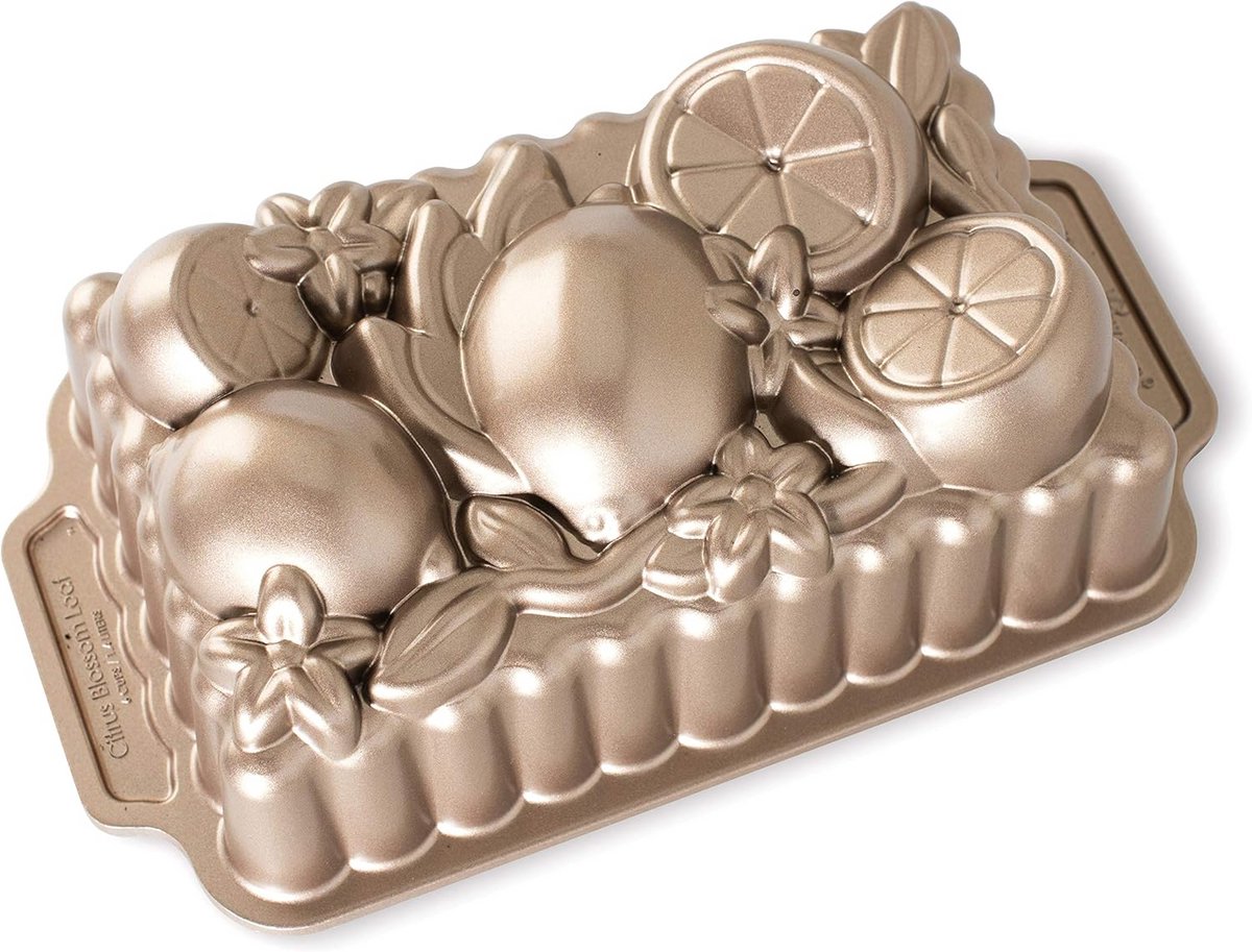 Ovaal Bakblik voor Cake en Brood - Aluminium - Bloesem Ontwerp