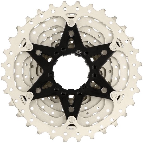 Cassette 11 speed Sunrace CSRS3 11-32T - metallic met zwarte spider — afbeelding 2