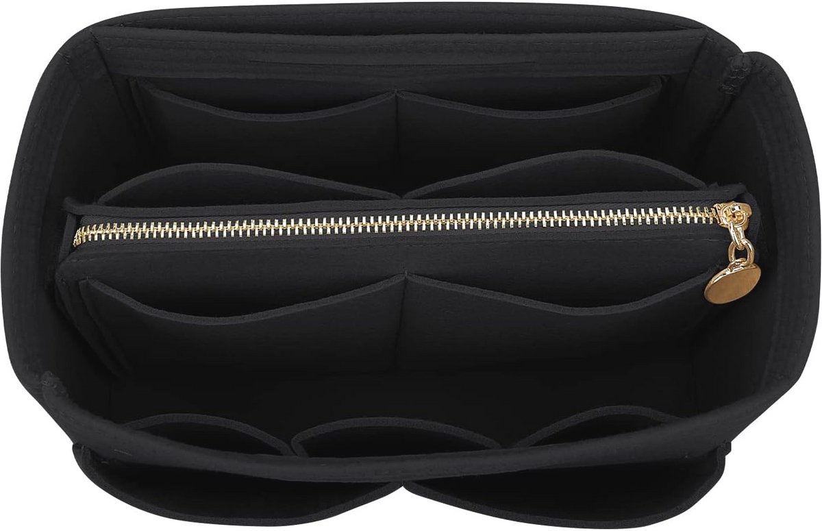 Bag Organizer met Rits en Vilt voor Handtassen - X-Large