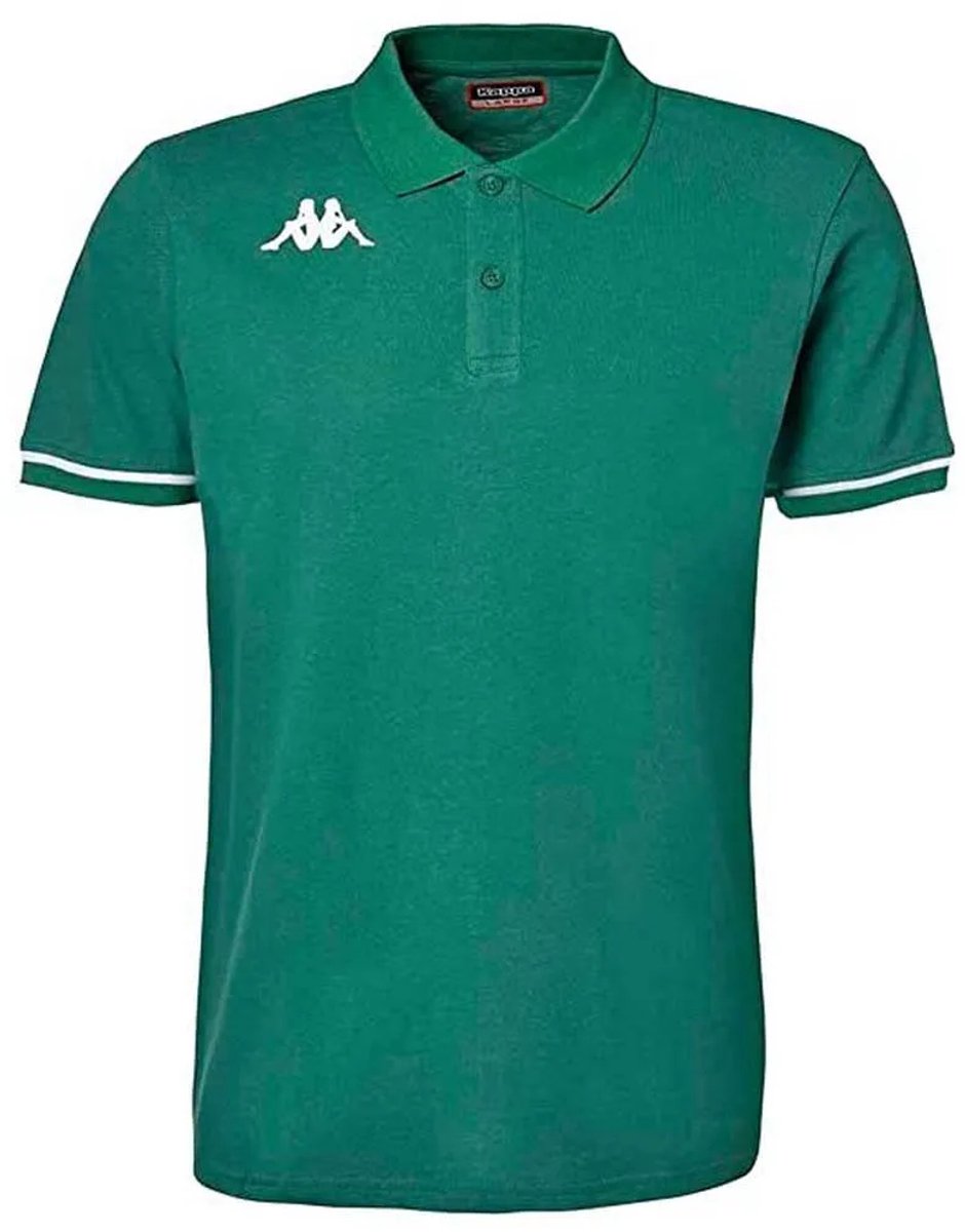Kappa Barli Korte Mouw Poloshirt M Man Groen