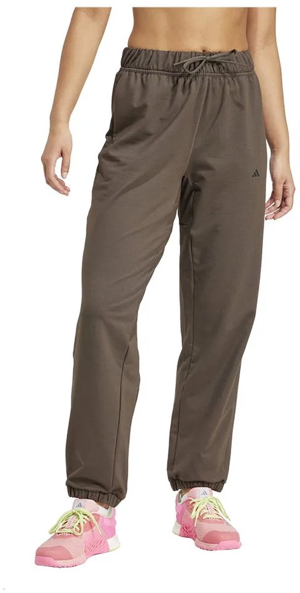 Adidas Power Loose Fit French Terry Joggers Vrouw Olijf