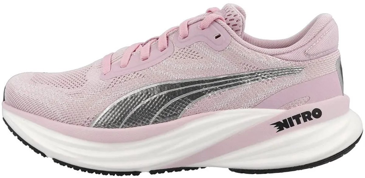 Puma Magnify Nitro 2 Hardloopschoenen Vrouw Zilver