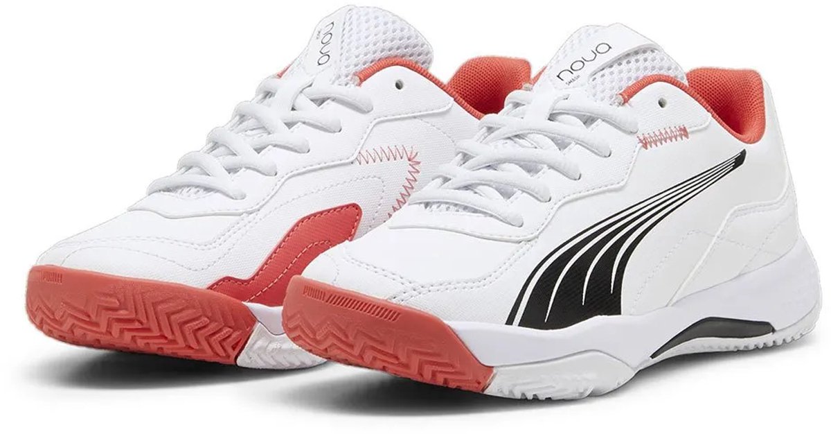 Puma Nova Padelschoenen Jongens Zwart