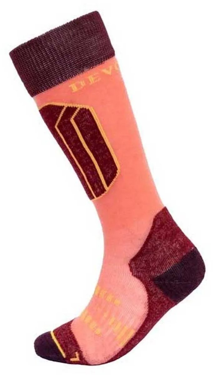 Devold Of Norway Alpine Merino Lange Sokken Oranje,Roze EU 28-30 Meisjes