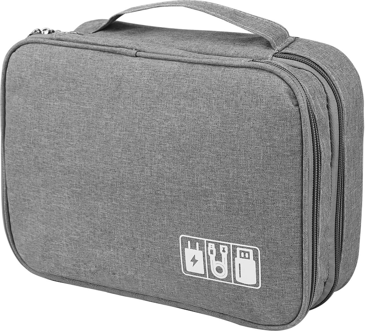 Unyqoos® Ruime en waterdichte kabelorganizer tas voor elektronica en accessoires