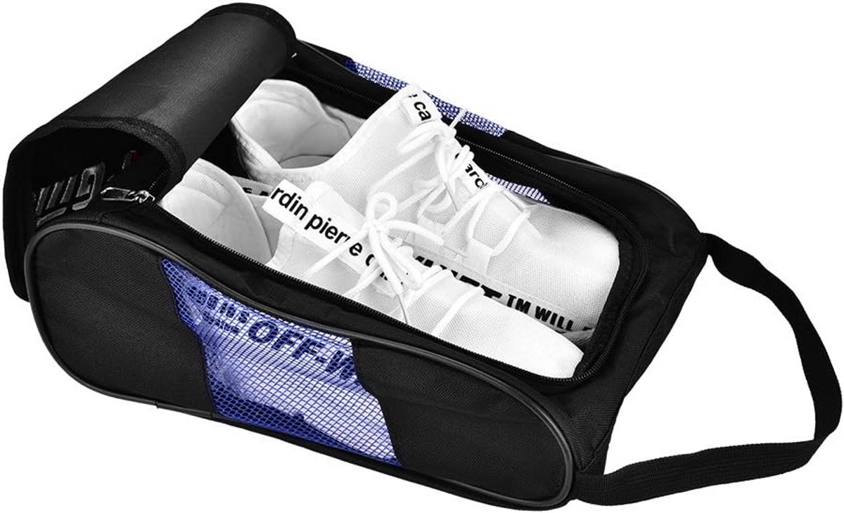 Ademende Sportschoenentas met Ritssluiting voor Golfschoenen en Sneakers