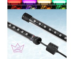AquaKonings - aquariumverlichting - 75cm - 16 kleuren - Met afstandsbediening - Geschikt voor boven en onderwater - Aquariumlamp - aquarium licht