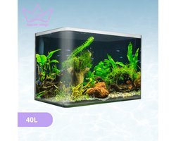 AquaKonings – Aquarium – Aquarium met afgeronde hoeken - Aquariumkit 50x27x30 40L
