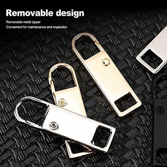 Rits Reparatieset - 5 Stuks Zip Trekkers voor DIY Vervanging en Reparatie — afbeelding 4