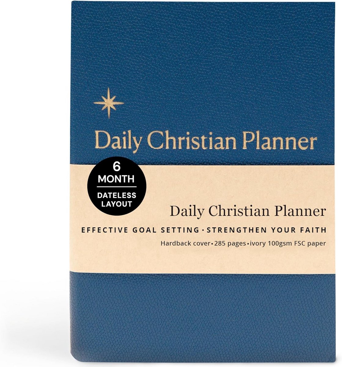 Christelijke planner voor dagelijks gebruik - doelen stellen, gebedsdagboek en bijbeldagboek