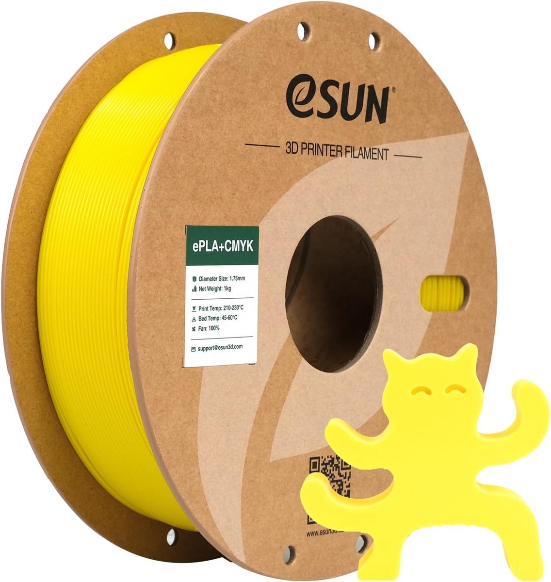 1.75mm PLA+ Filament voor 3D Printers - Lithophane en CMYK Kleuren - 1kg