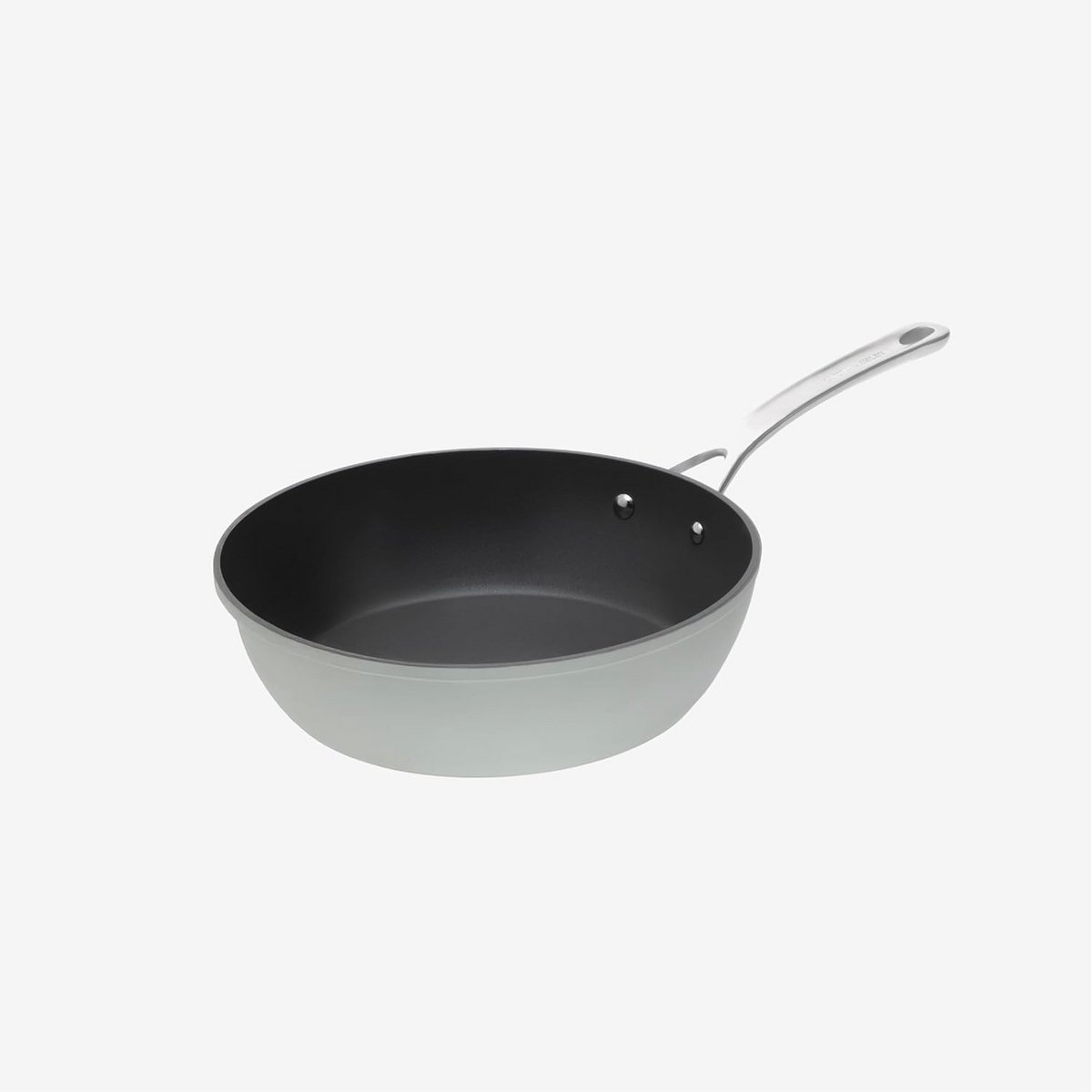 Gesmede Aluminium Wok - 30 cm, PFOA-vrij, Inductiebestendig, Vaatwasser- en Ovenbestendig