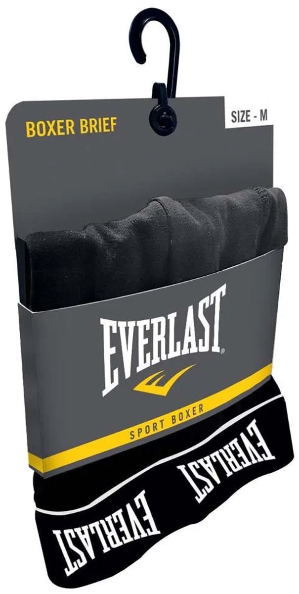 Everlast Cotton Boxers 2 Eenheden Zwart XL Man