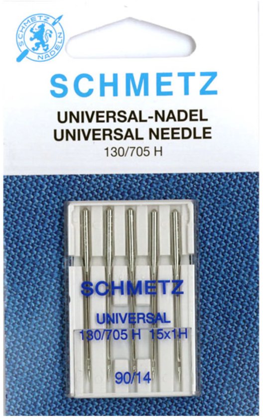 Schmetz naaimachine naalden universeel 130/705 H 70 / 80 / 90   (10 stuks totaal)