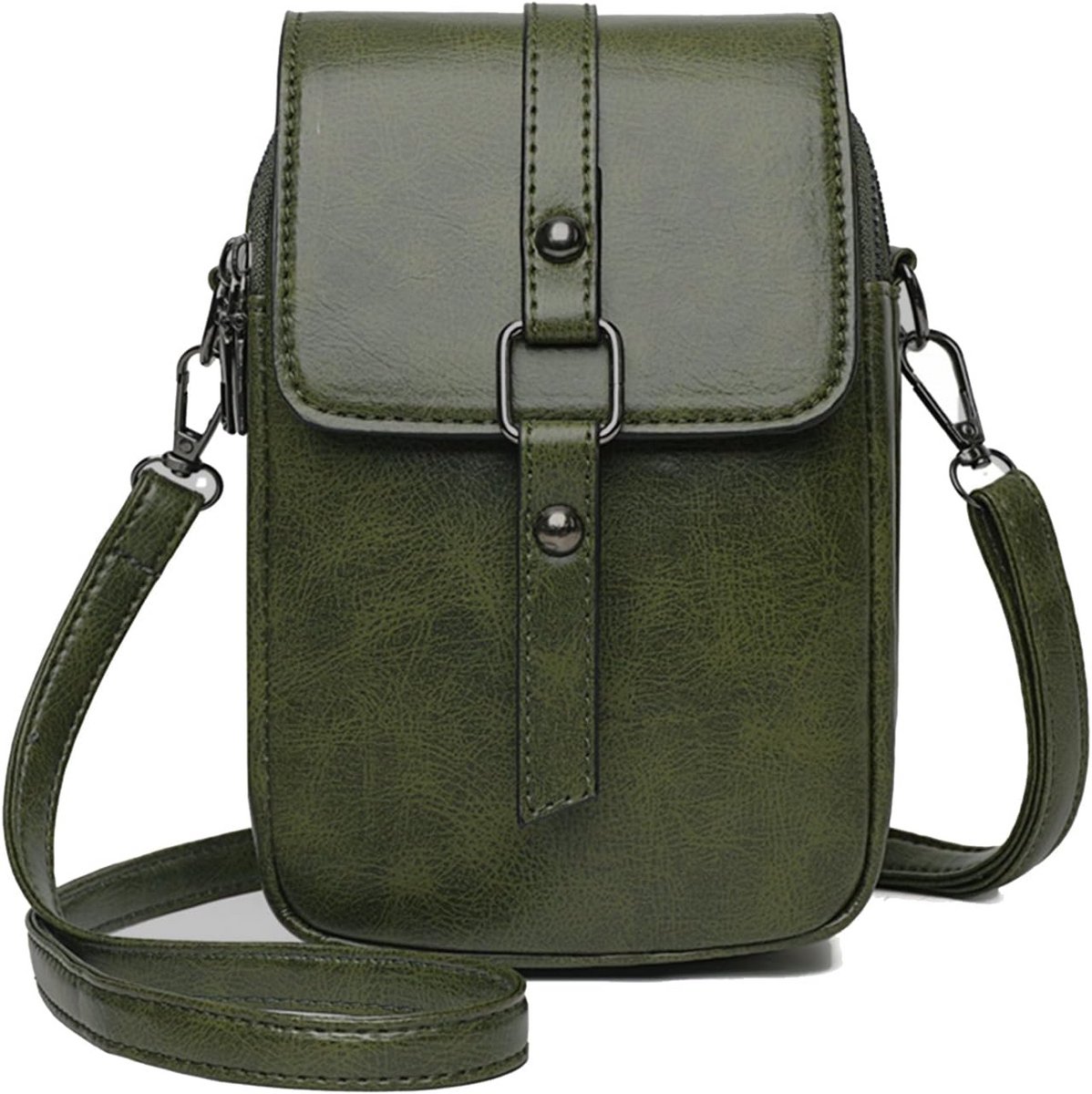 Crossbody Handtas Voor Dames - Vintage Schoudertas Met Telefoon Compagnie