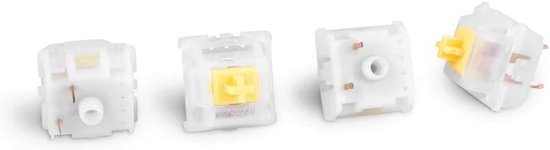 Switch Set Gateron Cap Milky Yellow - Milde Lineaire Toetsen van 35 Stuks van Gateron — afbeelding 2
