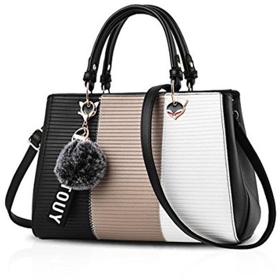 NICOLE & DORIS Sac à main tendance pour femme en cuir