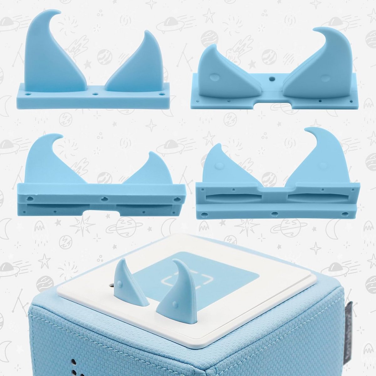 Toniebox Vervangende Oren voor Volumeknop - 2 Stuks - Blauw