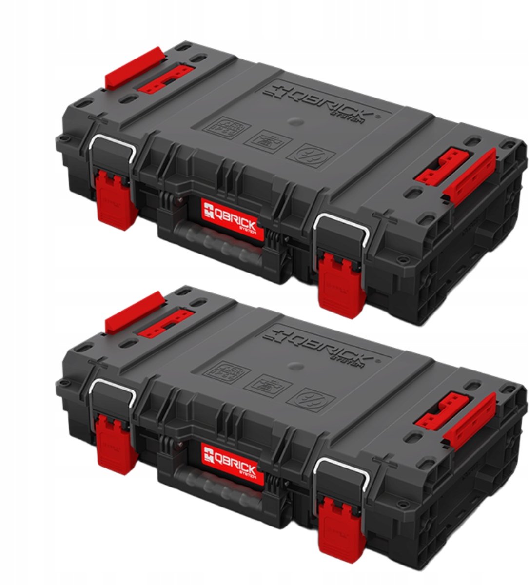 Qbrick Prime Toolbox 150 Vario Modulaire Kunststof Gereedschapskist x2