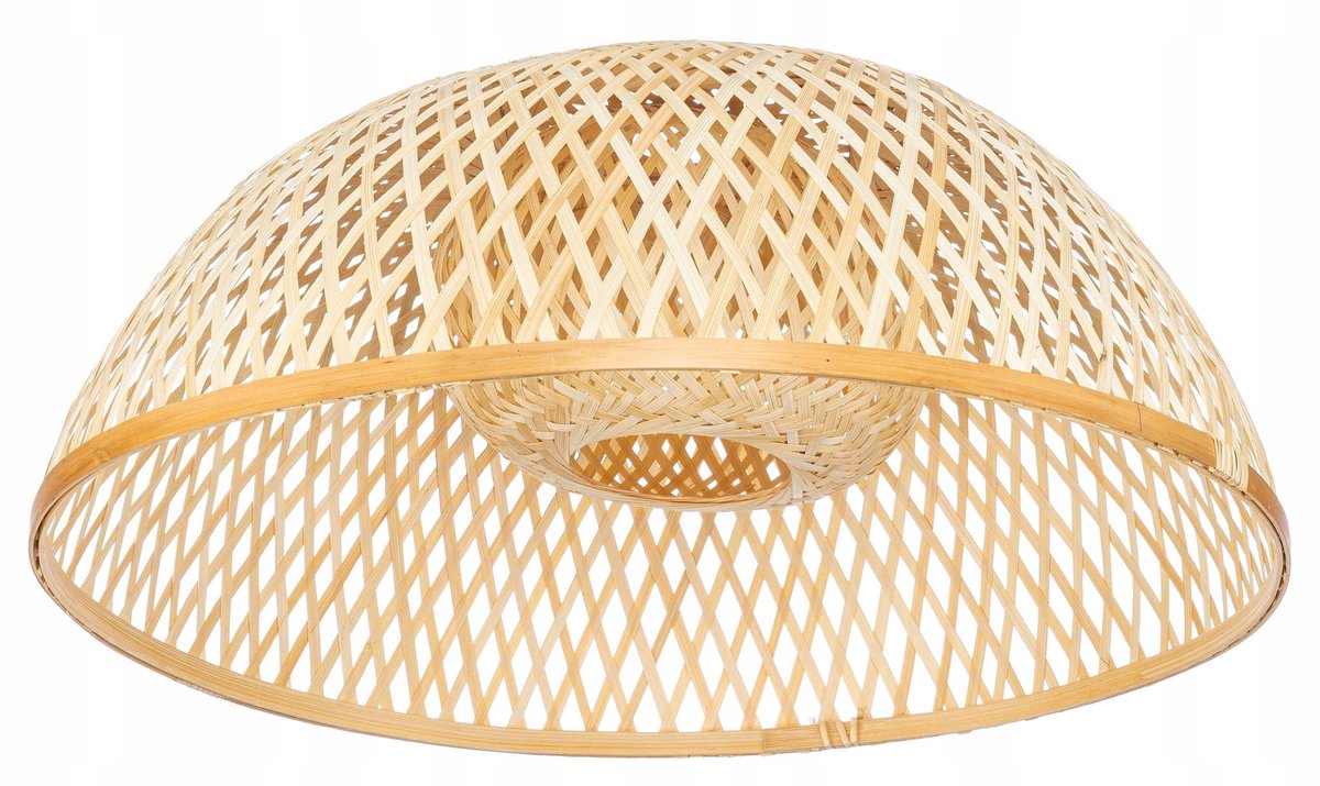Bari Bamboe Lampenkap Boho Dubbel 50cm