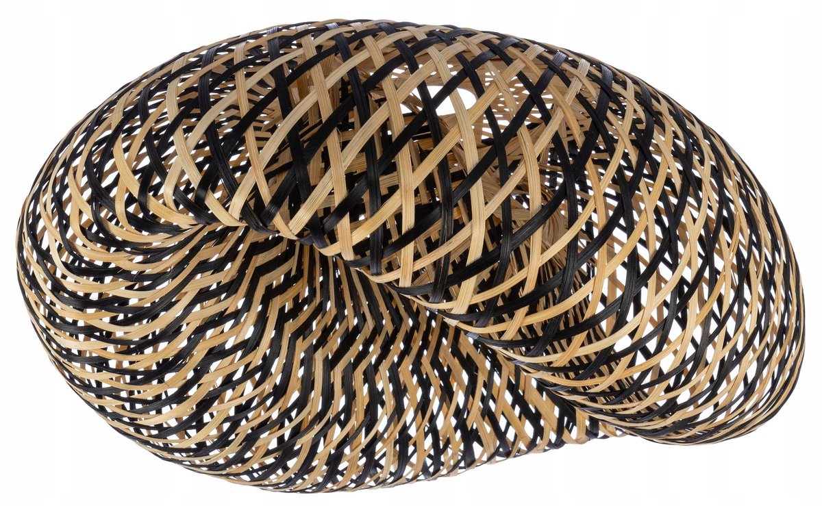 BOHO Bamboe Lampenkap NUSA 50cm - Tweekeurig Handgeweven