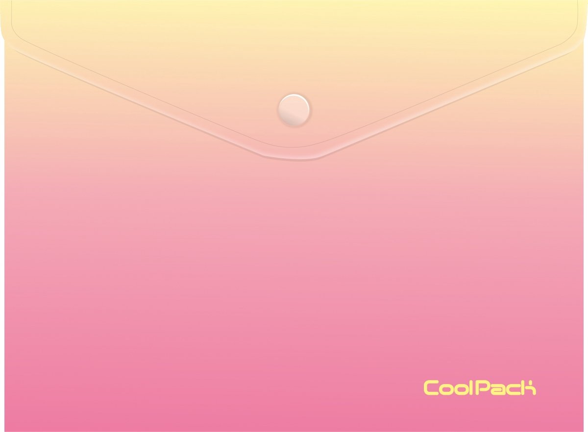 CoolPack A4 Ombre Pastel Folder Map met drukknoopsluiting