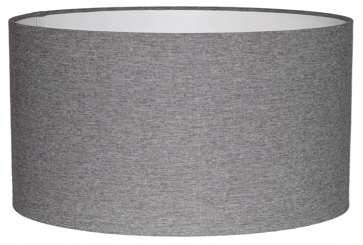 Cilinder Lampenkap 35/20cm E27 Grijs - Stijlvolle Sfeerverlichting