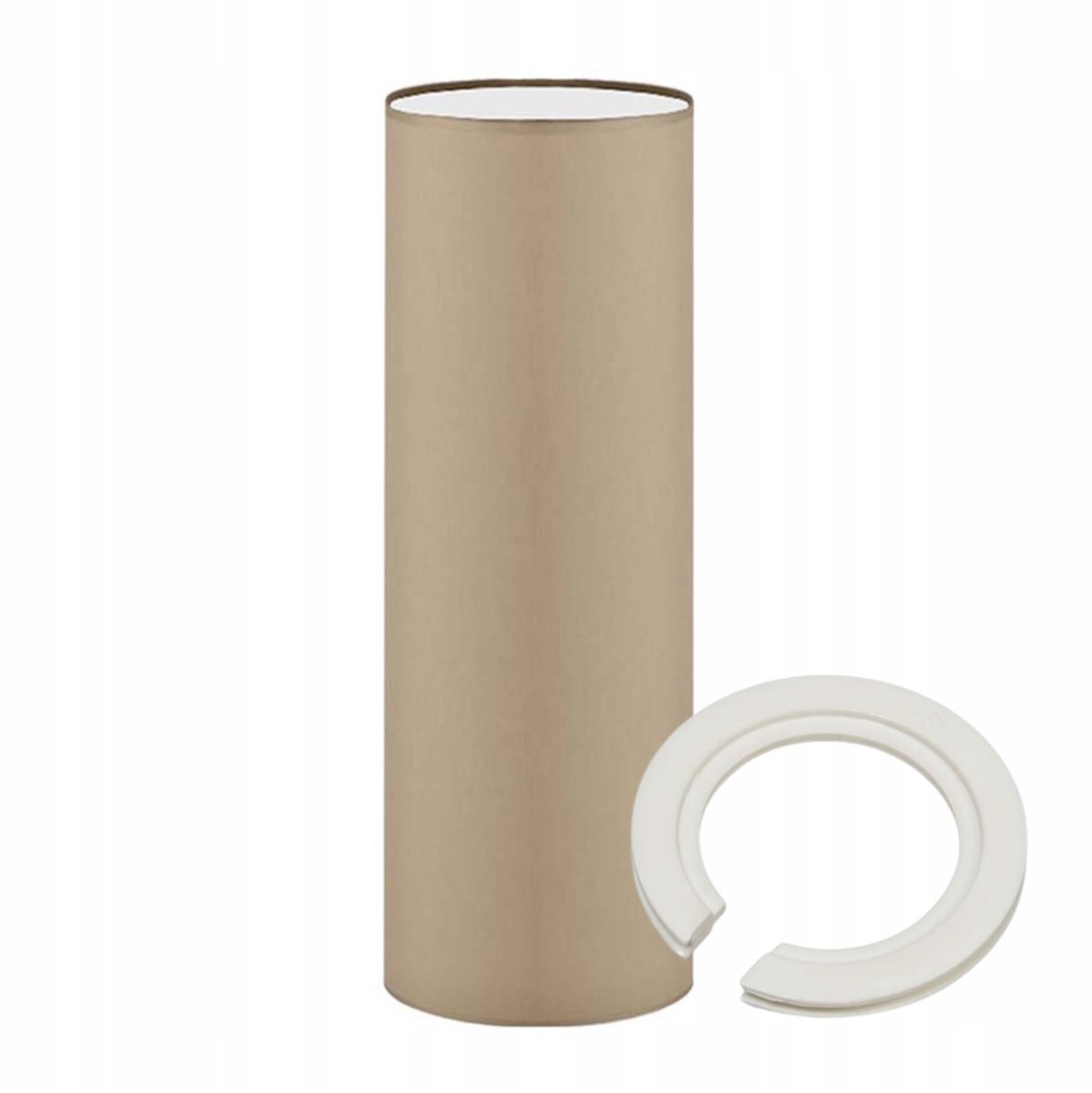 Beige lampenkap Tuba E27 E14 - Staande & Hanglampen