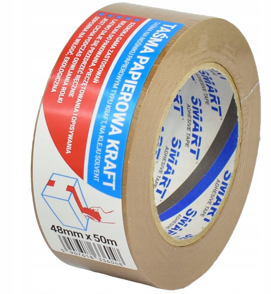Kraft Pakkingstape Bruin 48mm x 50m - Sterk & Milieuvriendelijk