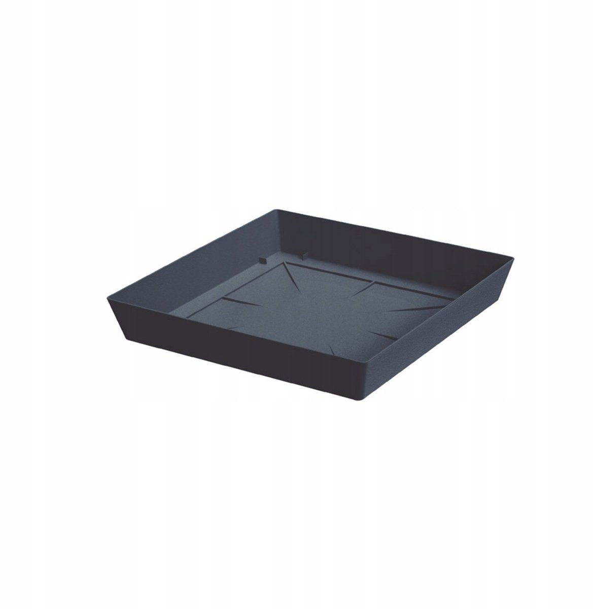 Lofly Saucer Vierkant Antraciet 20cm - Onderzetter voor Potten