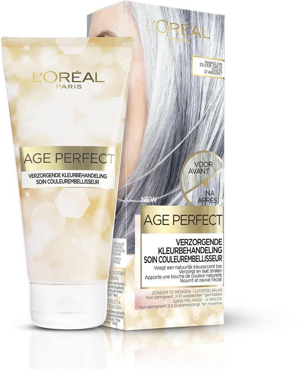 L'Oréal Paris Age Perfect Color Age Perfect Verzorgende Kleurbehandeling - Nuance van Zilvergrijs