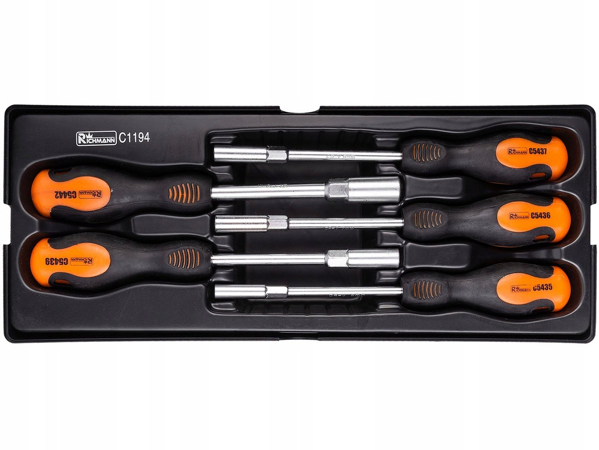 Richmann 5-delige dopschroevendraaierset met magnetische punten