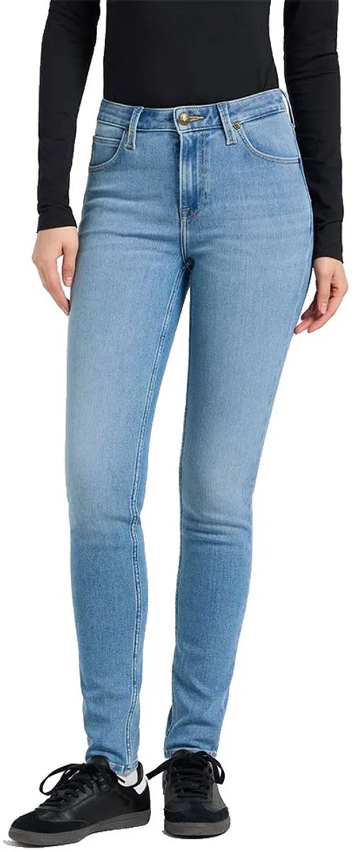 Lee Scarlett Skinny Fit Hoogzittende Jeans 30 31 Vrouw Fresh Frost