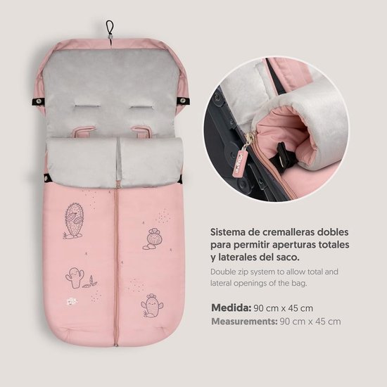 Universele voetenzak voor kinderwagen - Warm en waterdicht voor baby van Merkloos — afbeelding 2