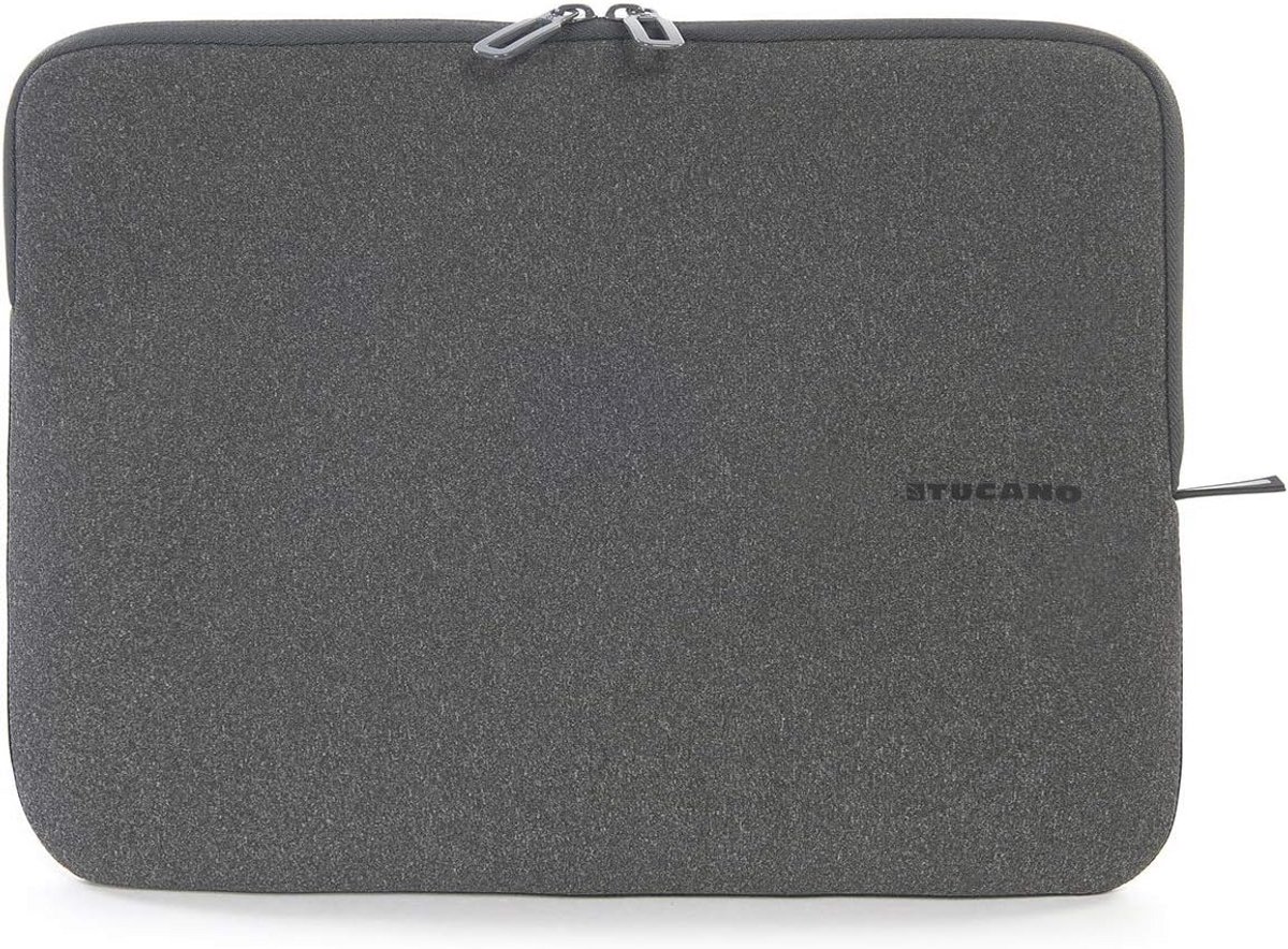 Zwarte Second Skin Melange Sleeve voor 13.3-14 Inch Laptops