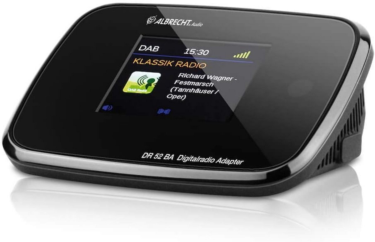 Bluetooth DAB+ Adapter voor Hifi-systemen en FM-radio's met Kleurendisplay