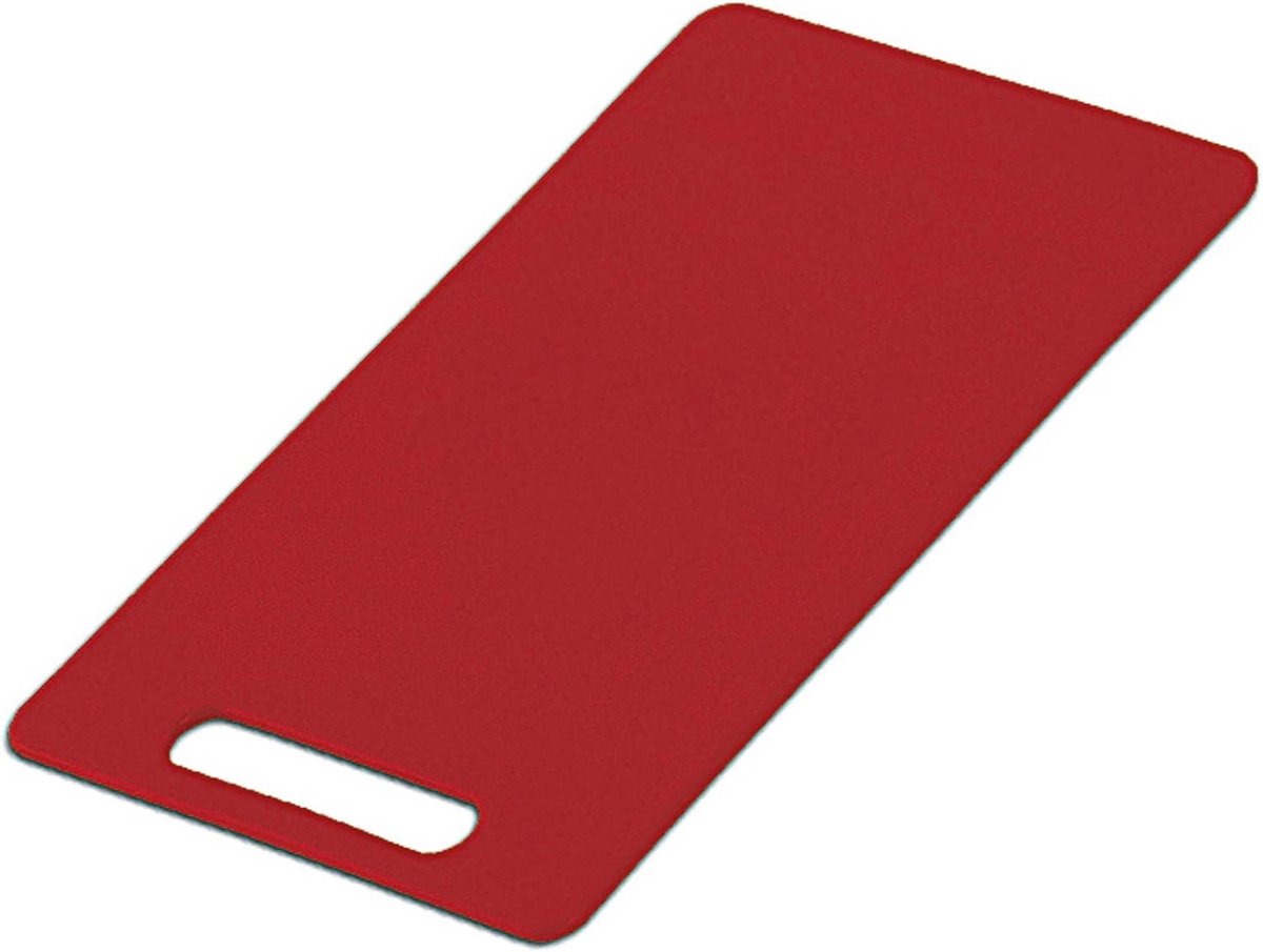 Kesper 2051606 Snijplank in rood 29 x 19,5 x 0,5 cm