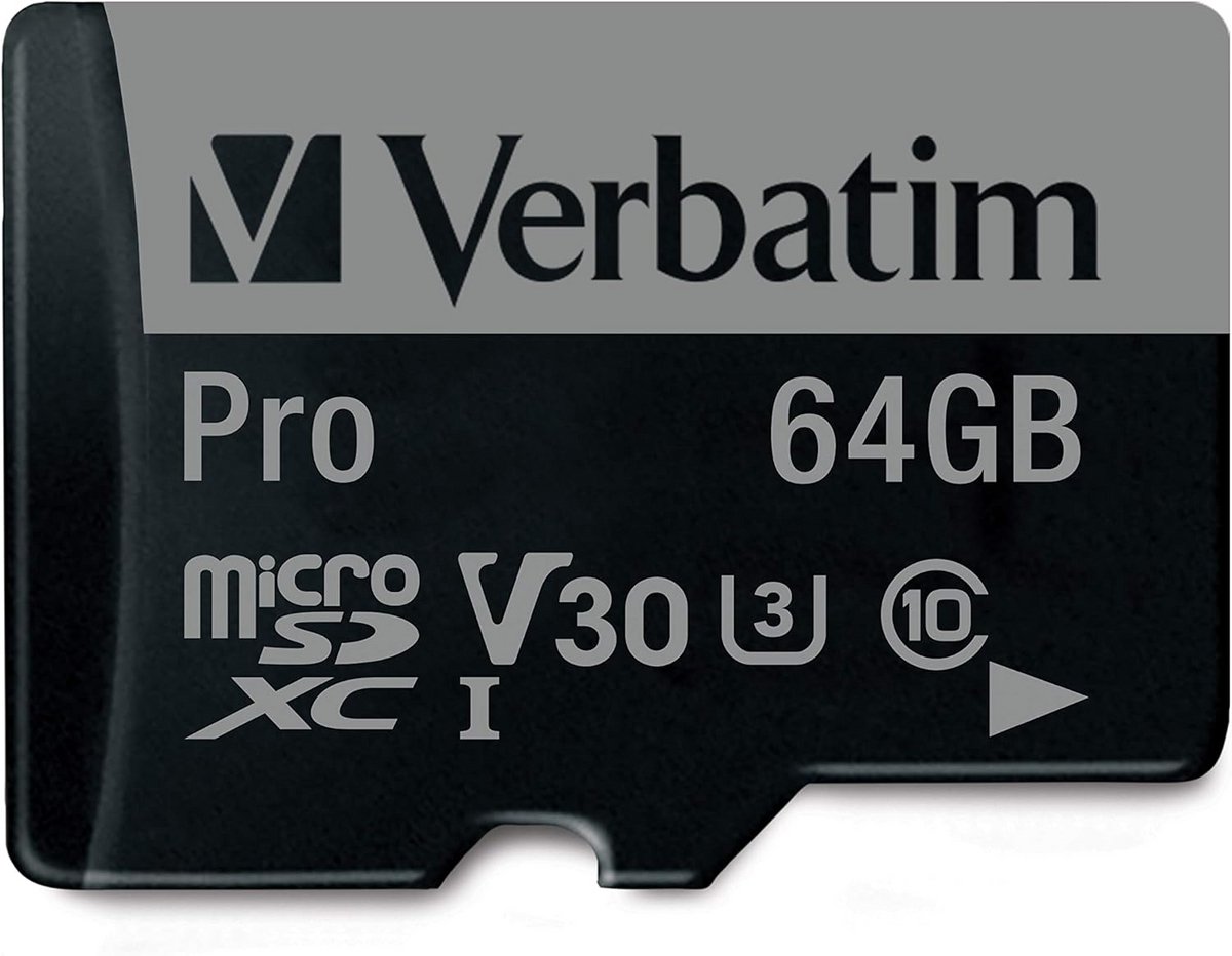 Micro SDHC Kaart 64GB - 4K Video-opname, Water- en Schokbestendig