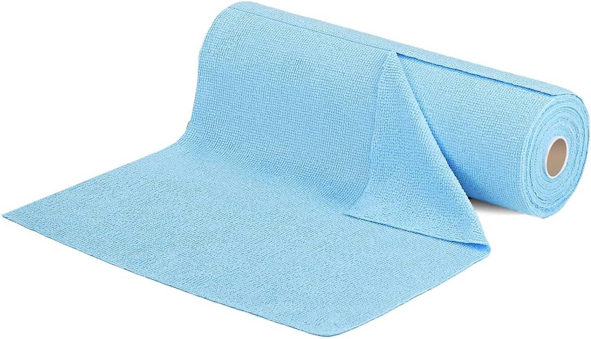Wasbare Microvezeldoeken op Rol - Herbruikbare Keuken- en Schoonmaakdoeken (20 Stuks)