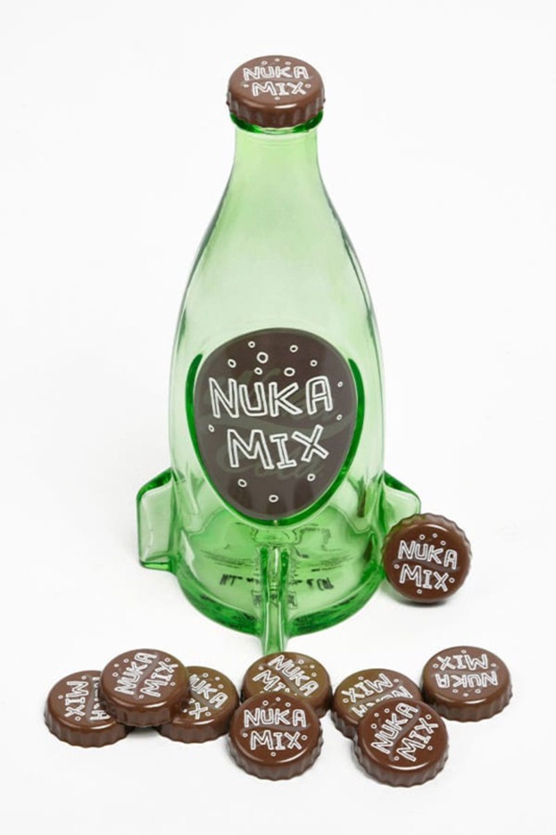DEVplus Fallout Botlle Series Glass Bottle & Cap Nuka Mix Kitchen- and Tableware