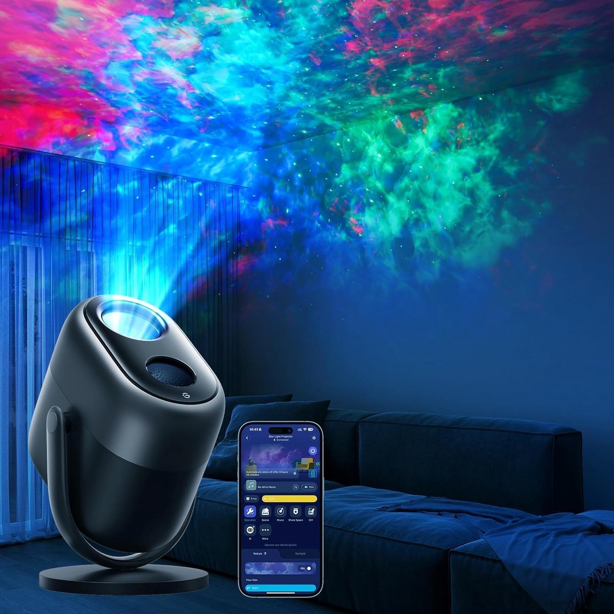 Sterrenhemel Projector met Mist Effect voor Sfeervolle Verlichting