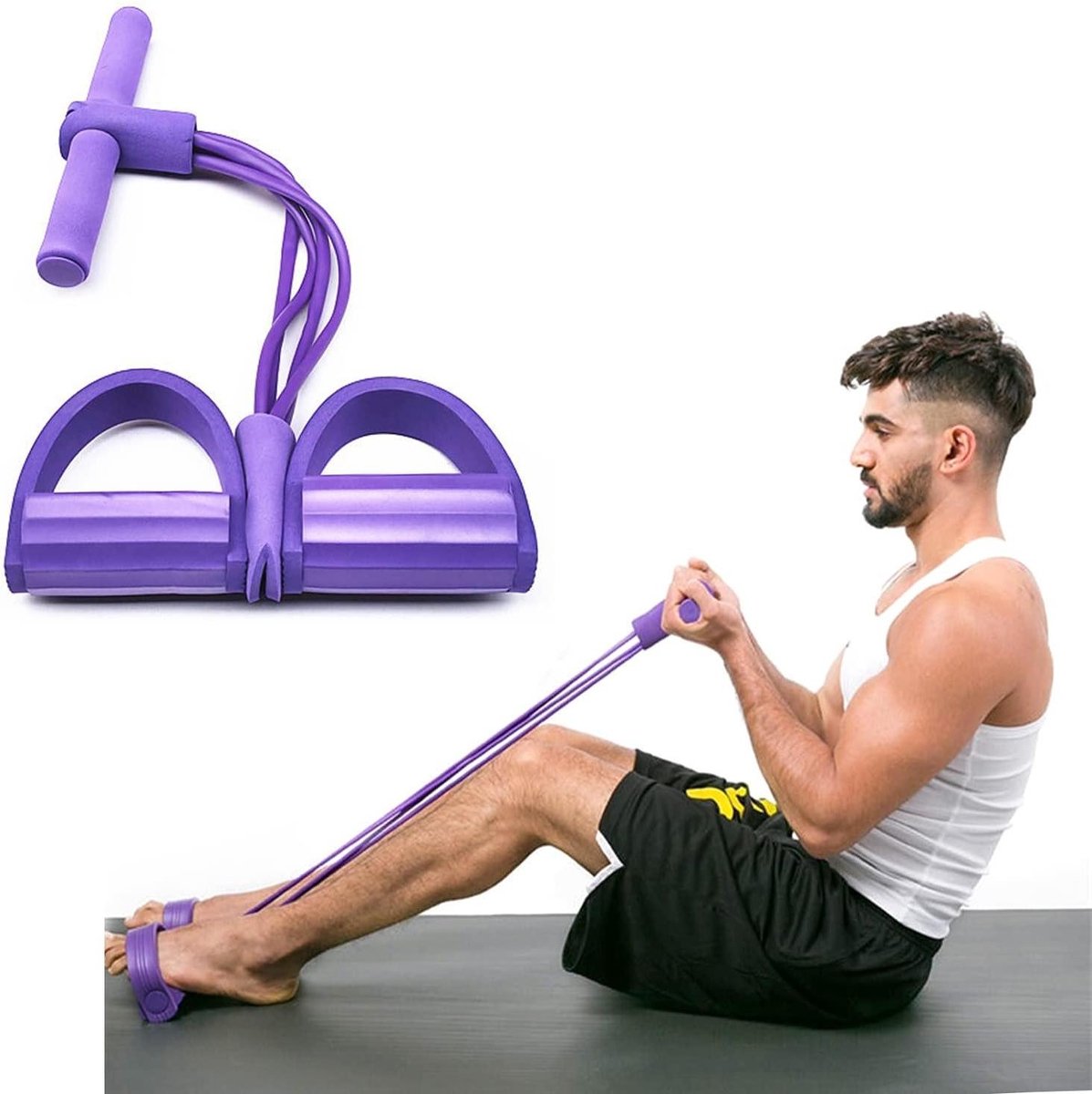Solidchoice - Pedaalweerstandsband voor Fitness en Training — cadeau in Sport & Outdoor - foto 7