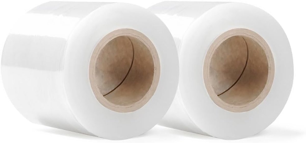 IMPERATORIS® Wikkelfolie Mini - Handwikkelfolie - Stretchfolie - Voor Bundelen en Verpakken - Bescherming tegen Stof - 2 stuks