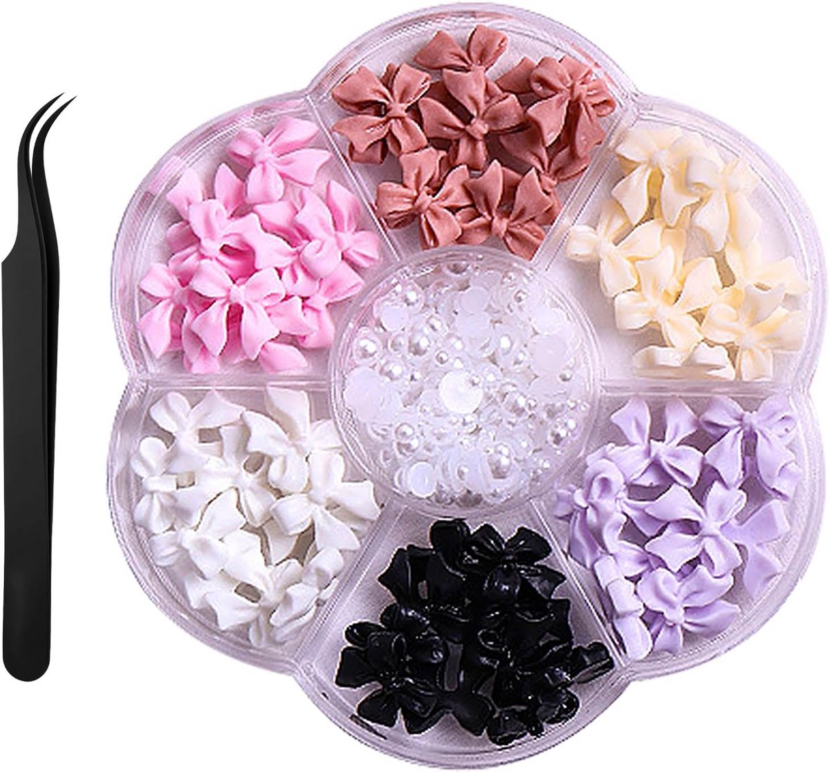 3D Strik Nagelbedels met Opnamegereedschap voor Manicure DIY Decoratie