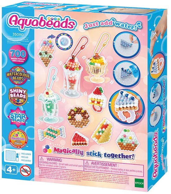 Aquabeads ensemble d'accessoires sucrés